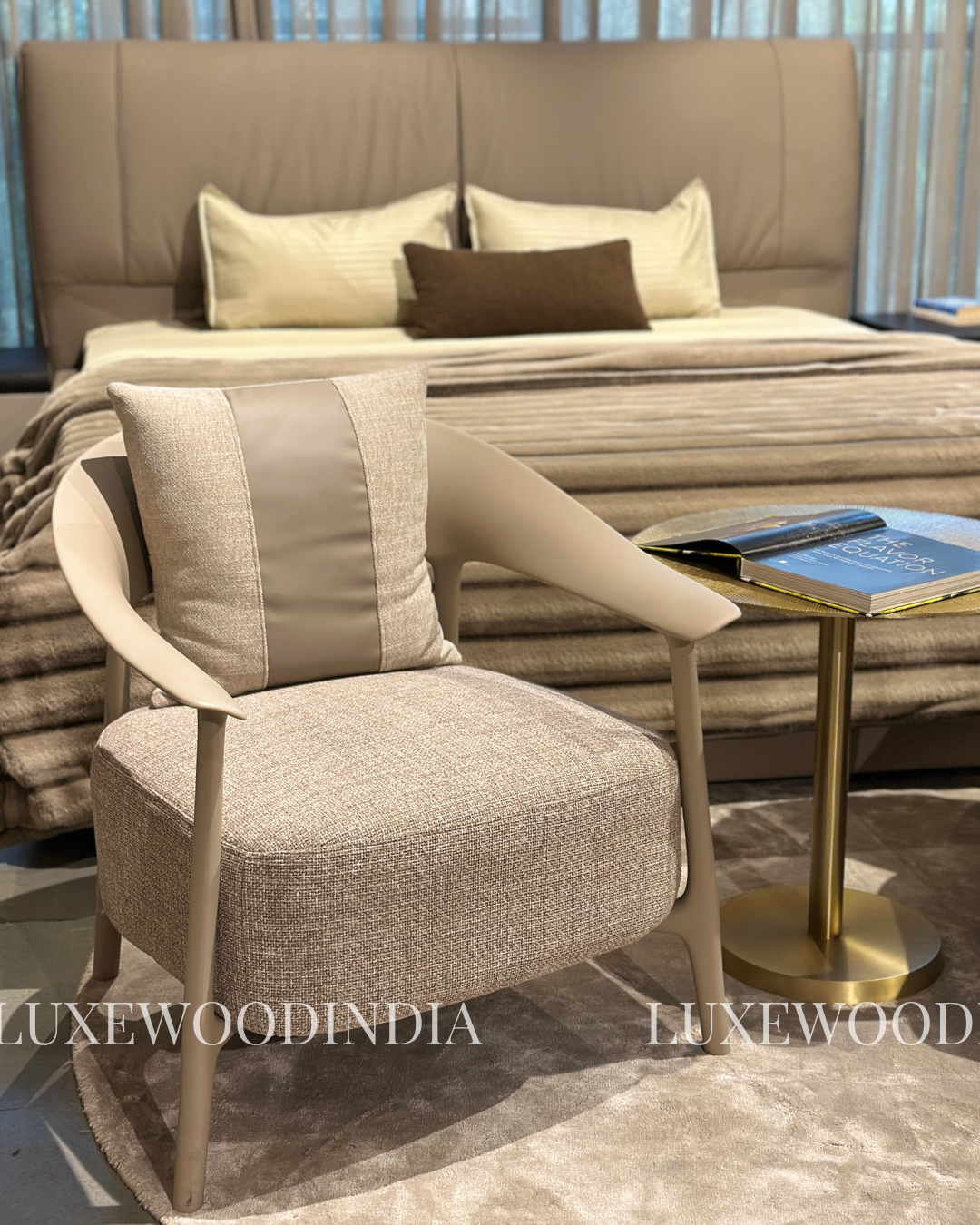 SOREN LOUNGE CHAIRS - BEIGE