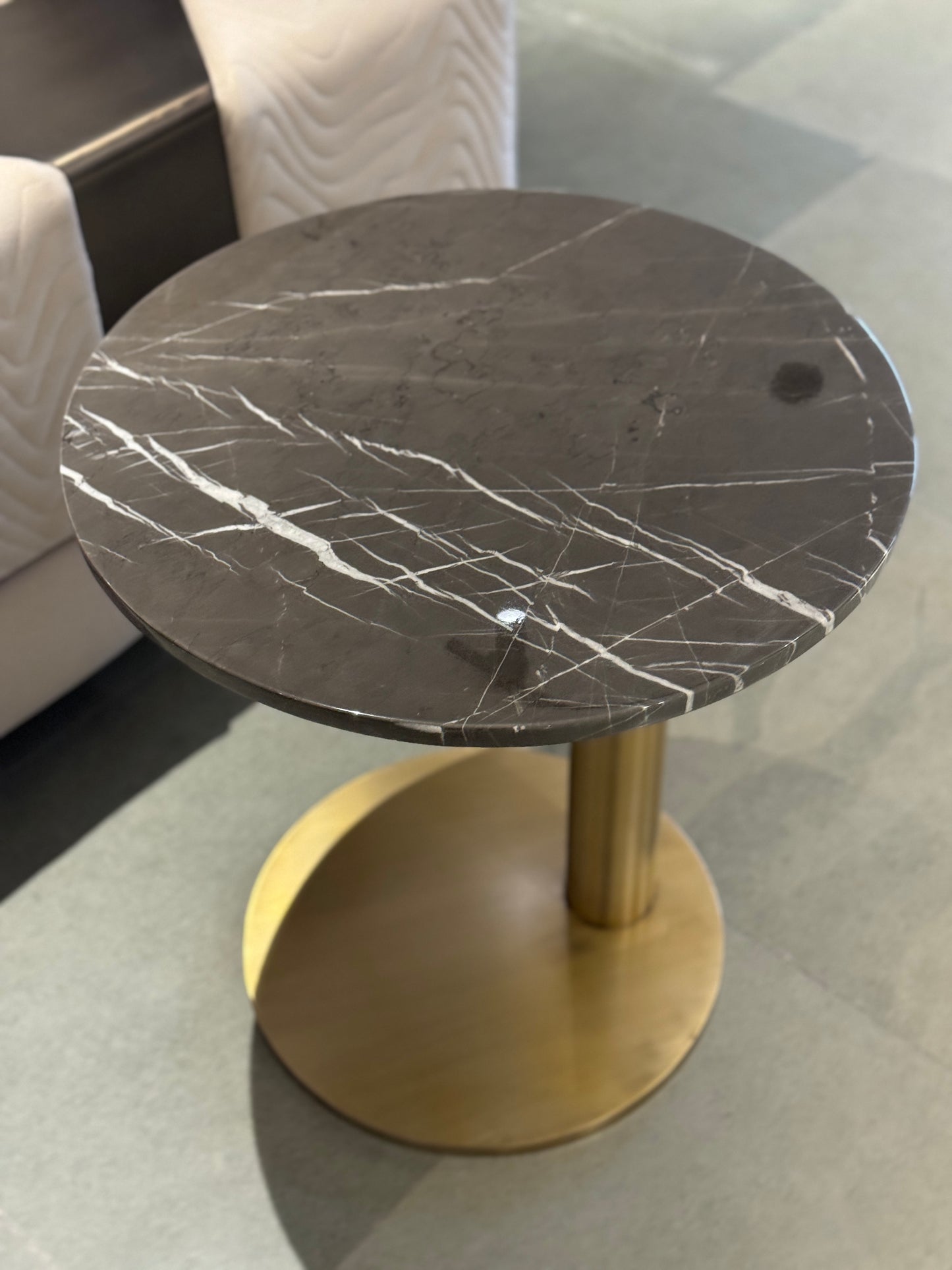 Grey Saint Laurent Side Table
