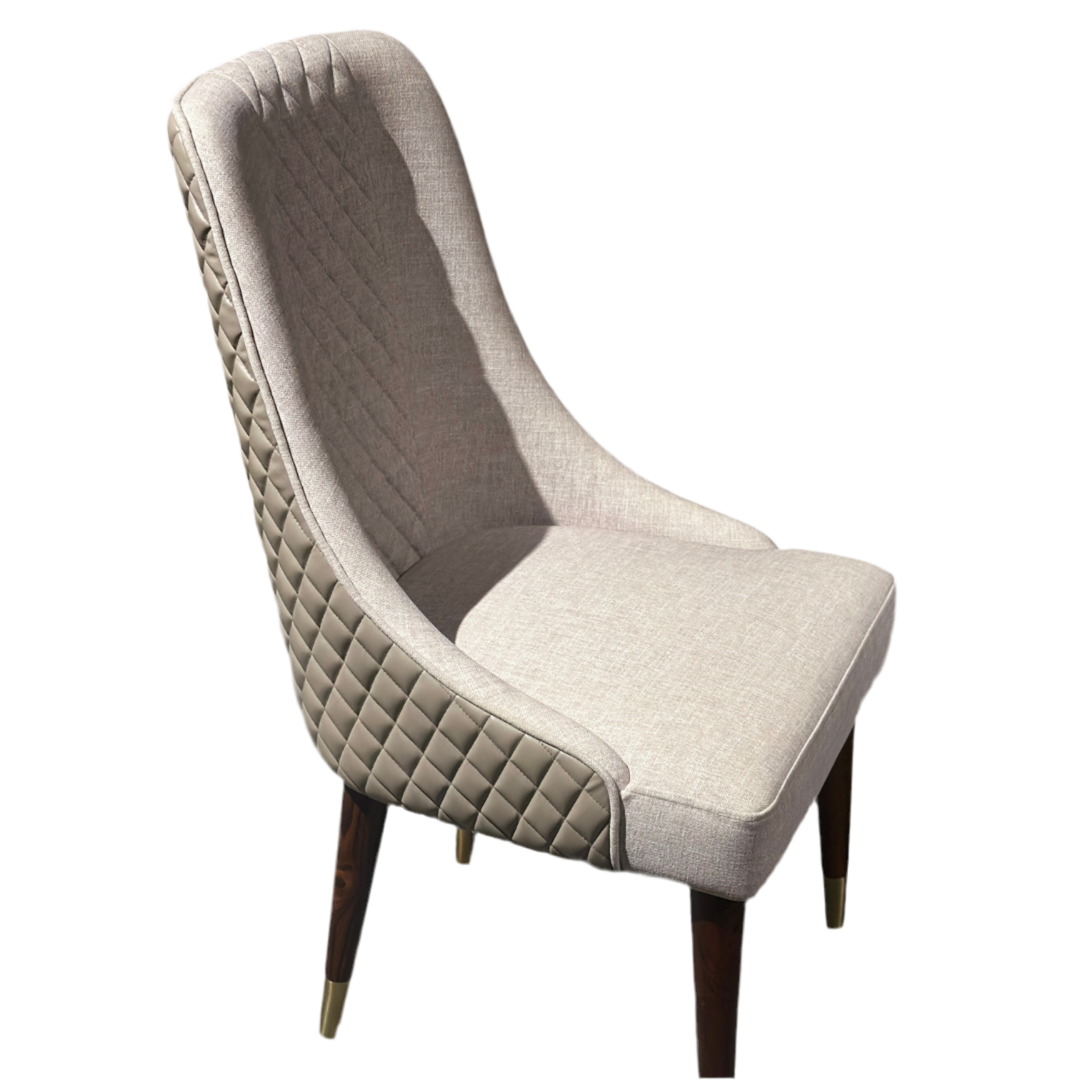 VIENNA DINING CHAIR - DUAL TONE WARM BEIGE