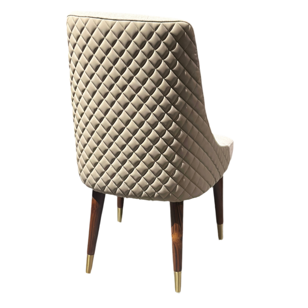 VIENNA DINING CHAIR - DUAL TONE WARM BEIGE