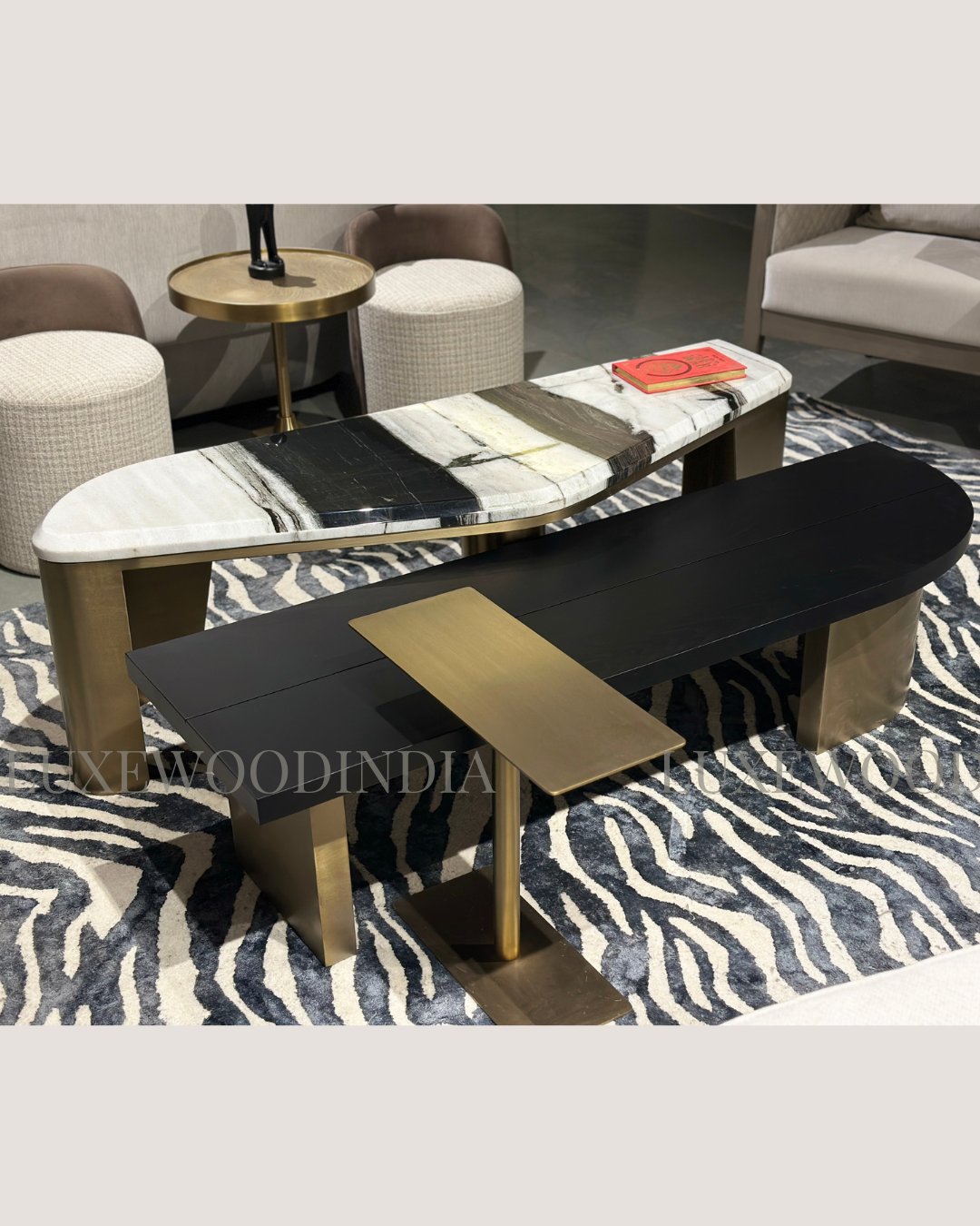 Tres - Set of 3 - Coffee / Centre Table Set