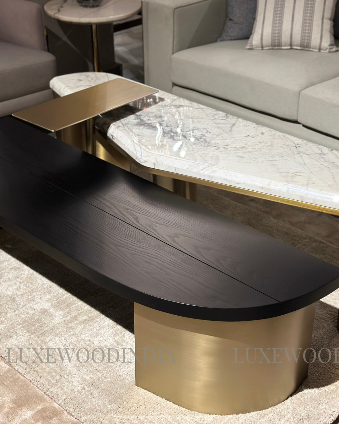 Tres - Set of 3 - Coffee / Centre Table Set