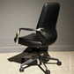 JARVIS ERGONOMIC CHAIR , BLACK MEDIUM BACK