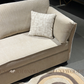 SOFA CUM BED / MANUAL PULL OUT SOFA  ( DAY BED ) - CREAM / Fluted