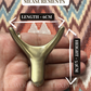 DEER KNOBS - Antique Brass Curtain Hook / Decorative Knob