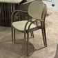 SPARROW OUTDOOR STACKABLE CHAIR WITH CANE MESH - BEIGE