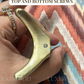 DEER KNOBS - Antique Brass Curtain Hook / Decorative Knob