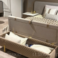ZOE OTTOMAN / BENCH WITH STORAGE ( BEIGE / CREAM / WHITE / TAN )