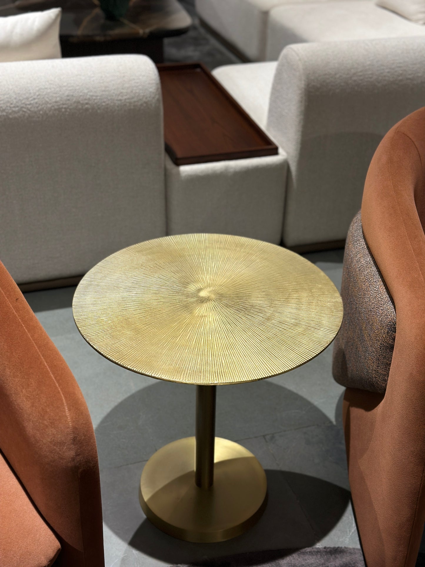 Sunburst Etching Coffee / Side Table