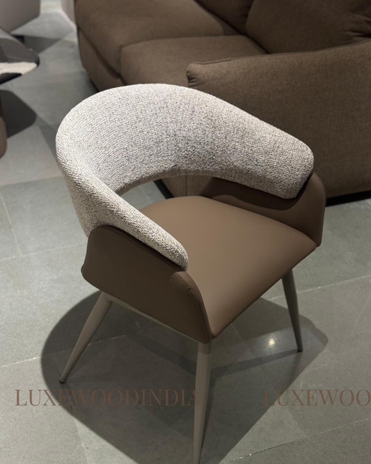 PENELOPE DINING CHAIR - BROWN