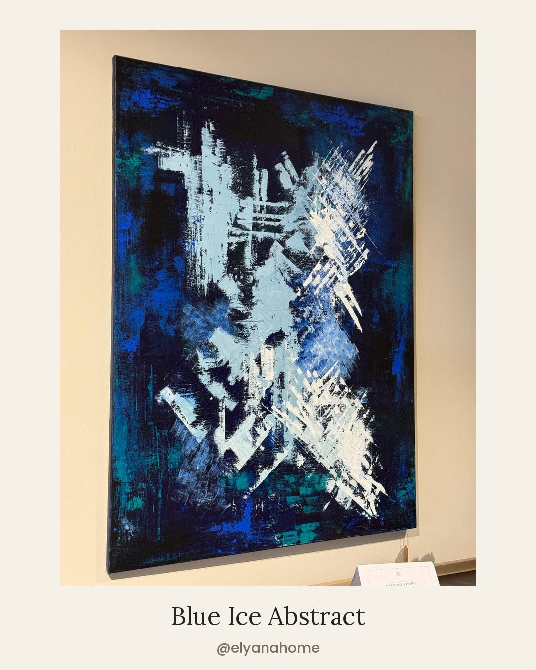HAND PAINTED ACRYLIC WALL ART