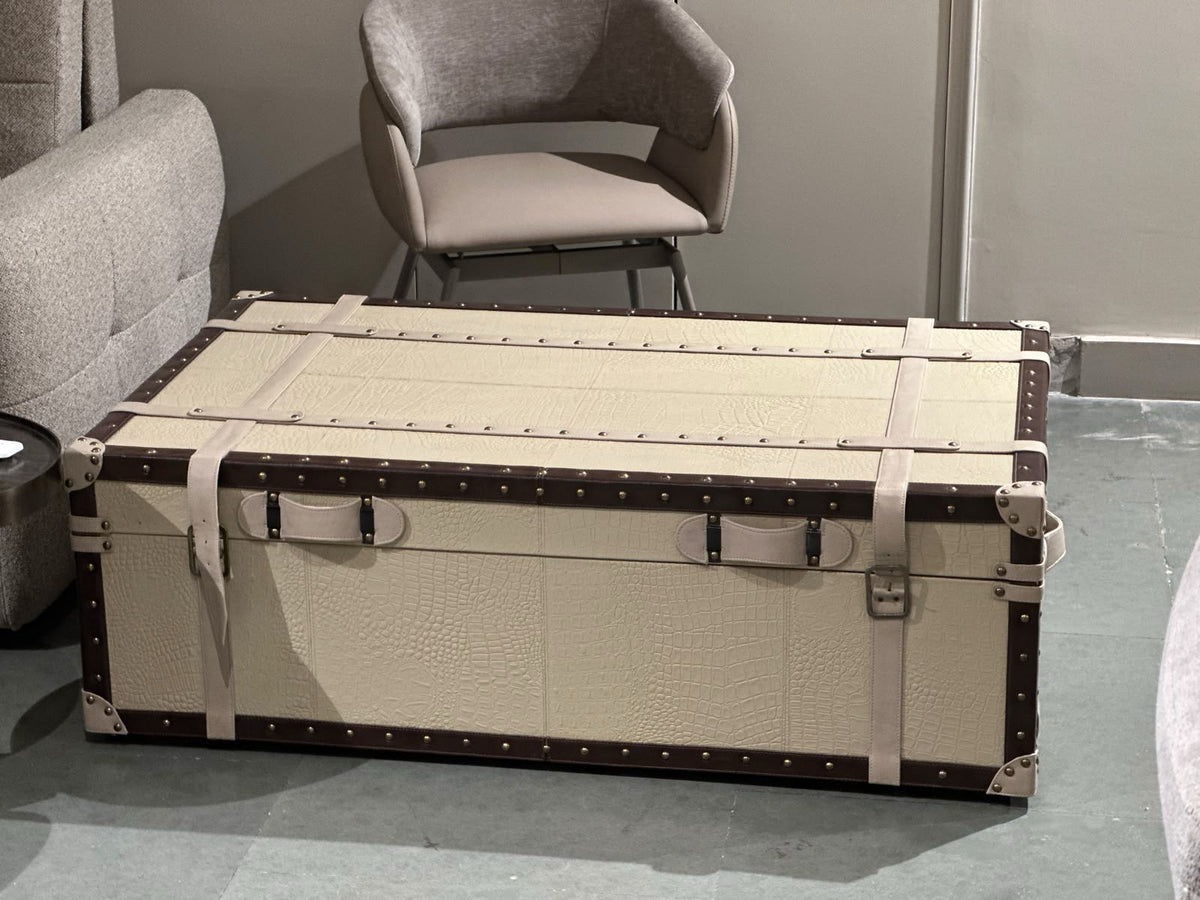 STORAGE TRUNK PURE LEATHER
